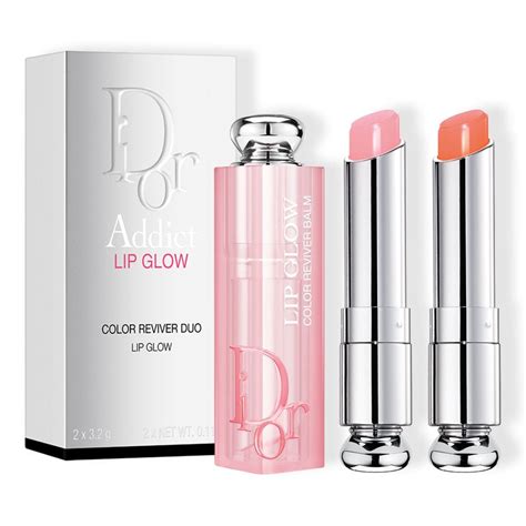 Dior Addict Lip Glow Lip Balm Lip Kit - 004 Coral +001 Pink – Allurebeautypk