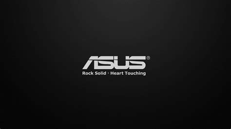 Download Solid Black 4K ASUS Logo Wallpaper | Wallpapers.com