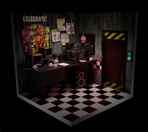 Five Nights at Freddy's 1 (Fnaf) Office | Domestika