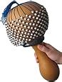 Amazon.com: Axatse African Shaker - Maraca, Rumba Shekere - 8" X 15" Large: Musical Instruments