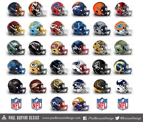 More NFL Concept Helmets Designs For All 32 NFL Teams - Daily Snark