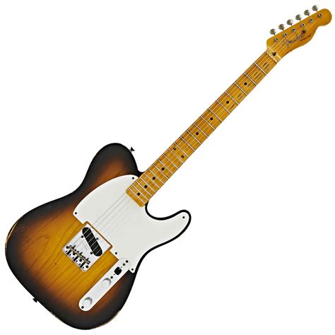 Fender Custom Shop Limited 1955 Relic Esquire, 2-Colour Sunburst at ...