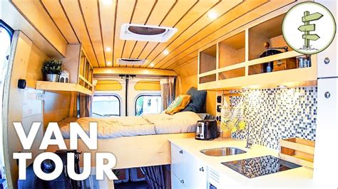 Super Smart Camper Van Design with Lots of Great Ideas! Full Tour - YouTube