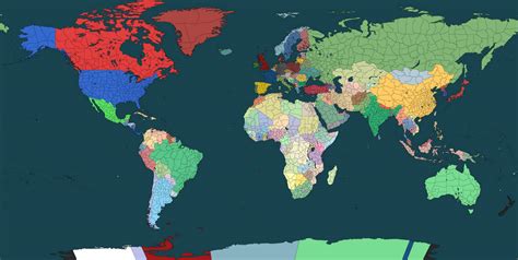 Blank World Map - Divided by moxn on DeviantArt