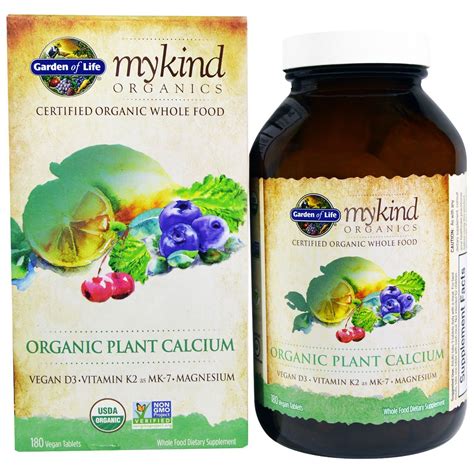 Garden of Life, MyKind Organics, Organic Plant Calcium, 180 Vegan Tablets | By iHerb