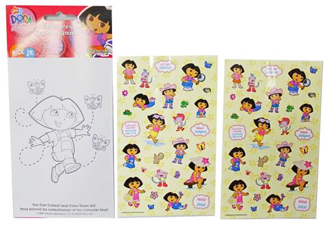 Dora the Explorer Playing and Having Fun With Boots Sticker Set (2 Sheets) - Walmart.com