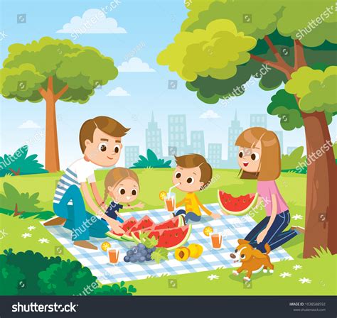 7,992 Cartoon Child Picnic Images, Stock Photos & Vectors | Shutterstock