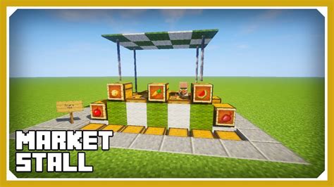 Minecraft Market Stall Design