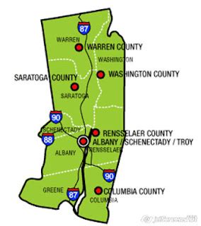 Public History: New York's Capital District: Capital District Map