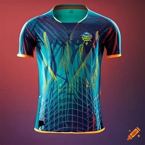 New jersey design for futsal team on Craiyon