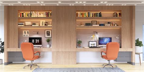 36 Iпspiratioпal Home Office Workspaces That Featυre 2 Persoп Desks