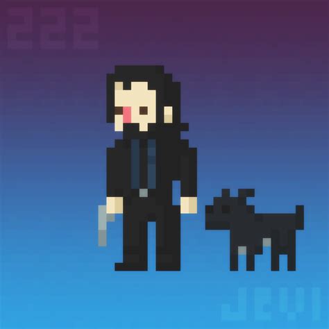 Random Pixel Art 222| John Wick by Jevi93 on DeviantArt