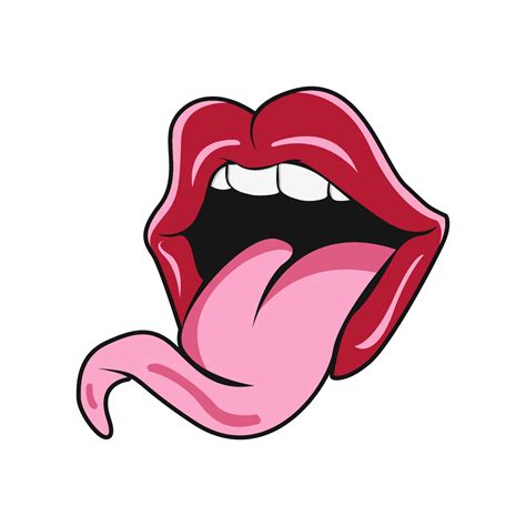 Tongue Sticking Out Cartoon Image 27149298 Vector Art at Vecteezy