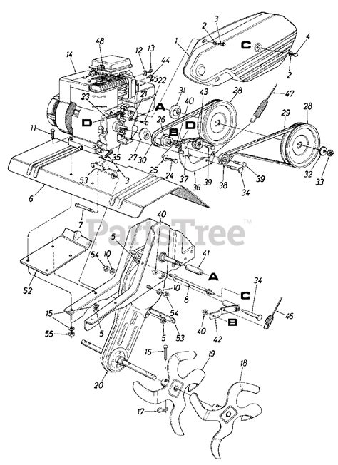 Cub Cadet Tiller Belt Diagram