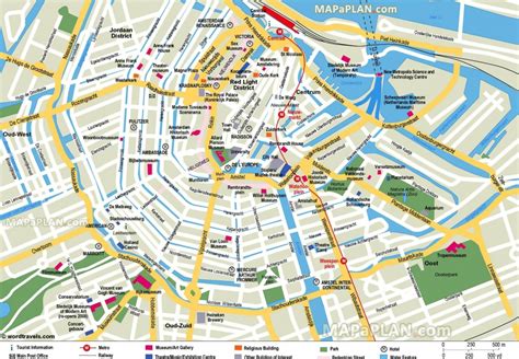 Printable Tourist Map Of Amsterdam - Printable Maps