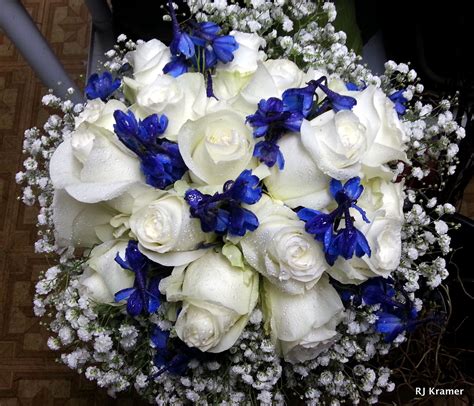 Bride's bouquet | Wedding bouquets, Blue wedding bouquet, Wedding flowers