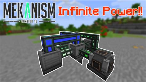 Minecraft | Mekanism Tutorial | Infinite Renewable Energy! - YouTube