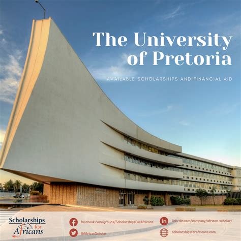 University of Pretoria – Available Financial Aid and Scholarships for Africans - Scholarships ...