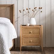 Rattan Bedside Table - Limited Abode