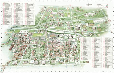 Wayne State University Campus Map - Printable Map