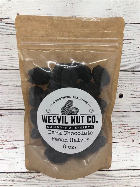 Dark Chocolate Pecans – Weevil Nut Company