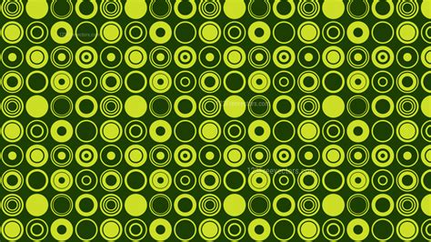 Green Geometric Circle Pattern Illustration