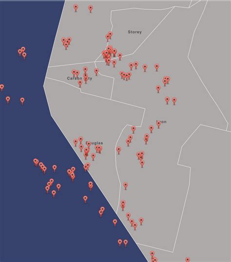 Map of Nevada Ghost Towns - NEVADA GHOST TOWNS & BEYOND