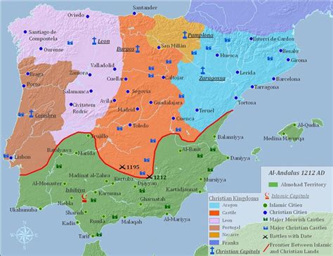 Al-Andaluz | Mapa de españa, España, Historia de españa