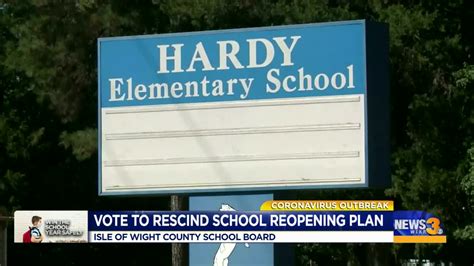 Isle of Wight Co. school board to re-vote on back-to-schoool plan