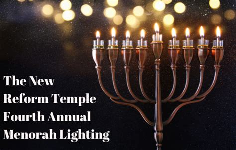 Menorah Lighting - The New Reform Temple