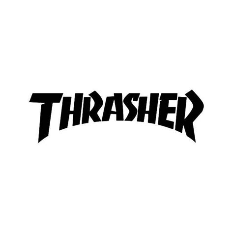 Thrasher Logo Vinyl Decal Sticker | Brand stickers, Vans stickers ...