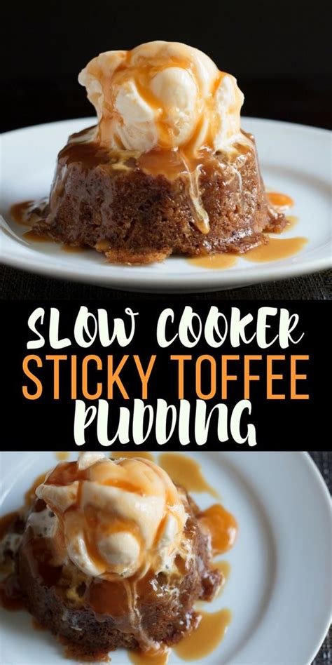 SLOW COOKER STICKY TOFFEE PUDDING - The Best Recipes