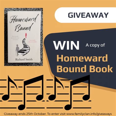 GIVEAWAY - Homeward Bound Book Review - Family Clan Blog