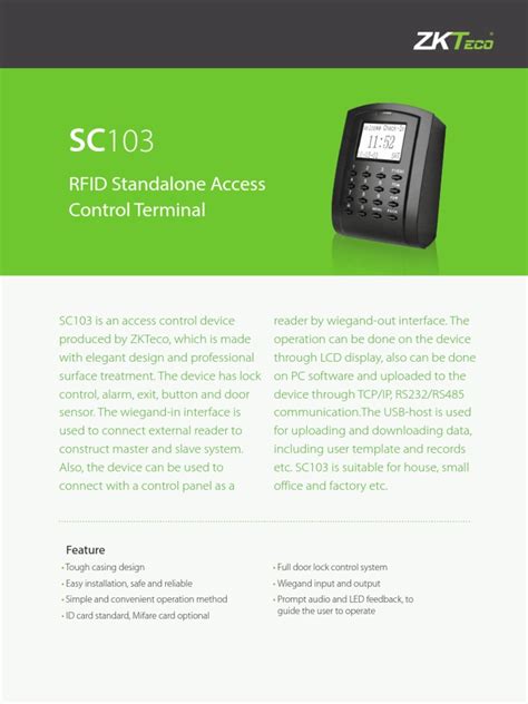 SC103 | PDF | Access Control | Usb