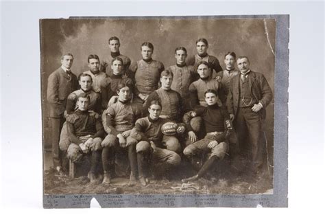 1898 HARVARD FOOTBALL TEAM PHOTO. Stunning 9 3/4" by 13" photo of the ...