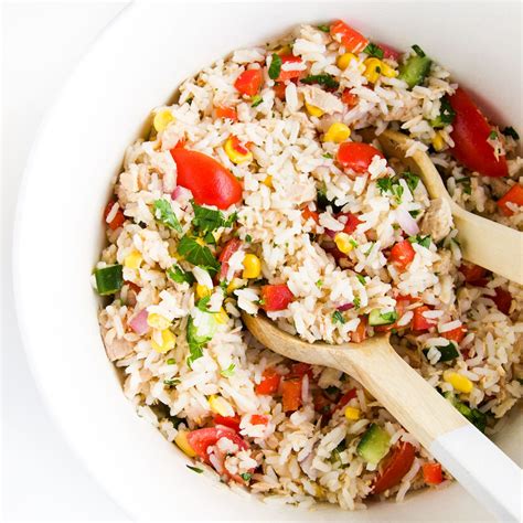 Tuna Rice Salad - Healthy Little Foodies