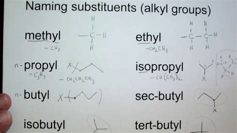 006 Alkyl substituent names and structures | nomenclature คือ - Th4.egg ...