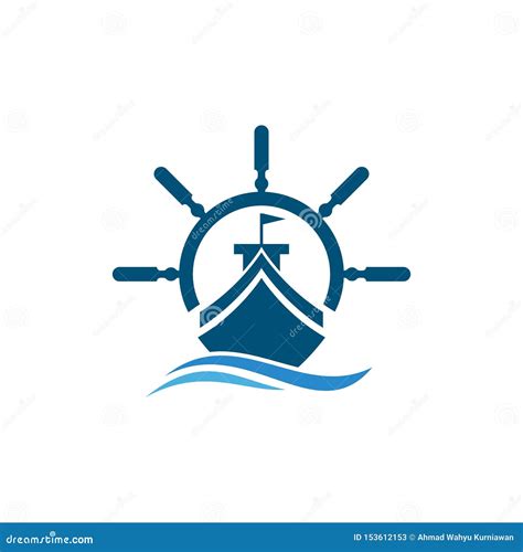 Cruise ship Logo stock vector. Illustration of icon - 153612153