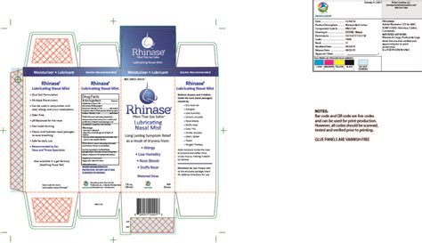 Rhinase Lubricating Nasal Mist (spray, metered) Profounda Inc