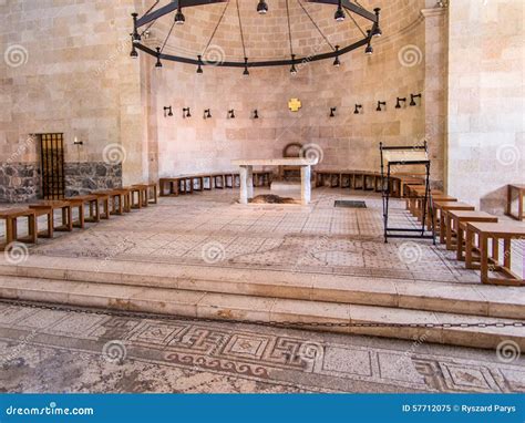 TABGHA, ISRAEL - Juli 9: Tabgha Mosaic, the Church of the Multip Editorial Image - Image of ...