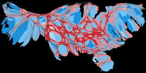 Cartographic Views of the 2020 US Presidential Election - Worldmapper