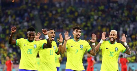 Fifa World Cup: Brazil players’ dancing celebrations against South ...