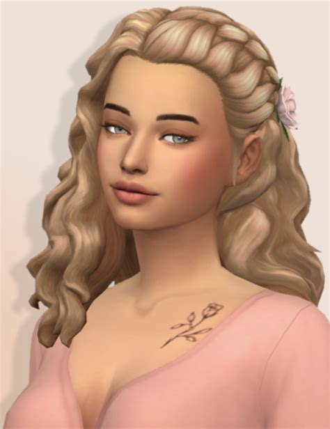 Cheveux et fleur | Sims 4, Sims, Sims 4 toddler