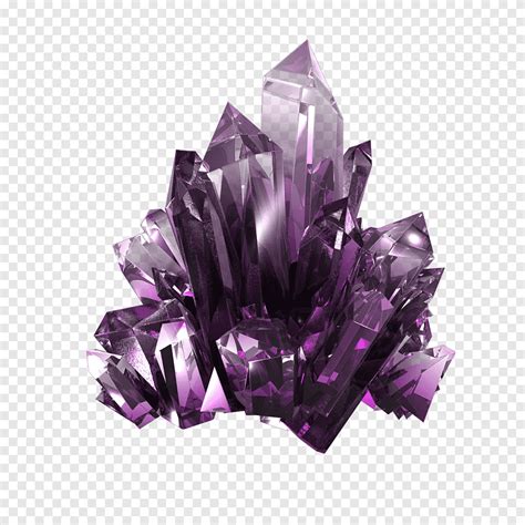 Illustration de fragment de pierre violette, Quartz cristal améthyste ...