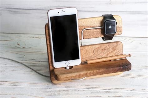 Charging station Apple watch charging station Charging | Etsy