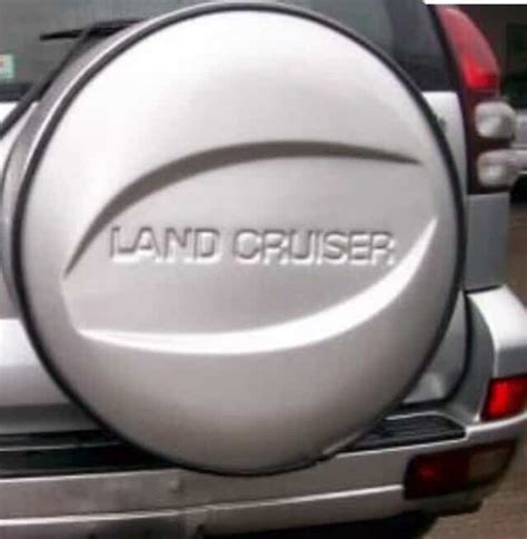 "Landcruiser" Spare Wheel Cover (Silver) - imoB Auto