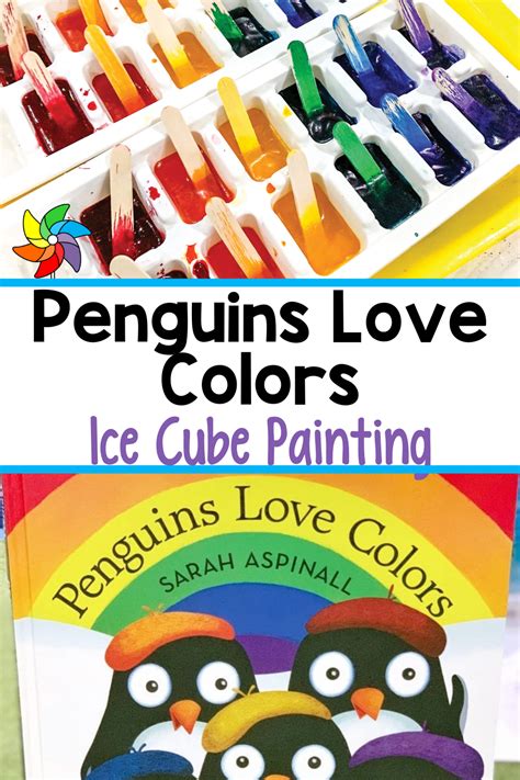 Penguins Love Colors - Watercolor Process Art Project | Preschool color activities, Learning ...