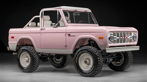 This is a 454bhp classic Ford Bronco in a very cool shade of pink | Top ...