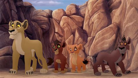 Zira, Kovu, Vitani, and Nuka | Lion king art, Lion king pictures, Lion king ii