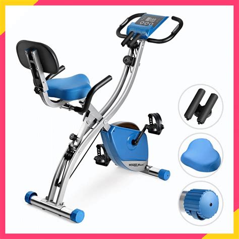 Wonder Maxi Folding Magnetic Exercise Bike, Upright Recumbent Indoor ...